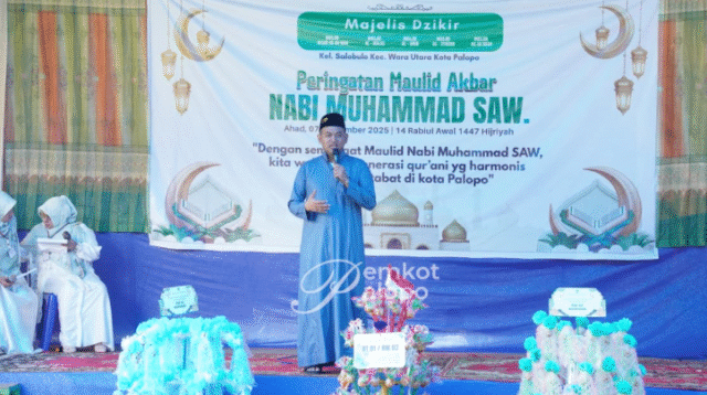 Wakil Walikota Palopo menghadiri Peringatan Maulid