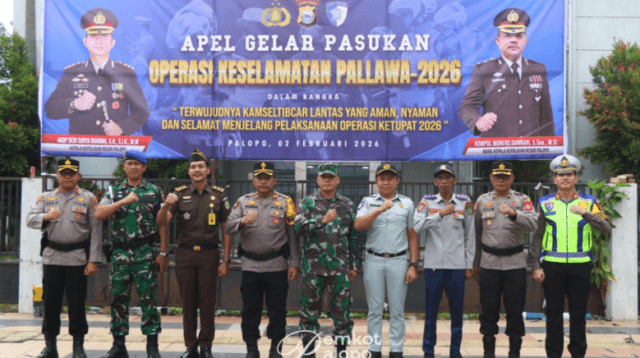 Pemkot Hadiri Apel Ops Pallawa 2026 di Polres Palopo
