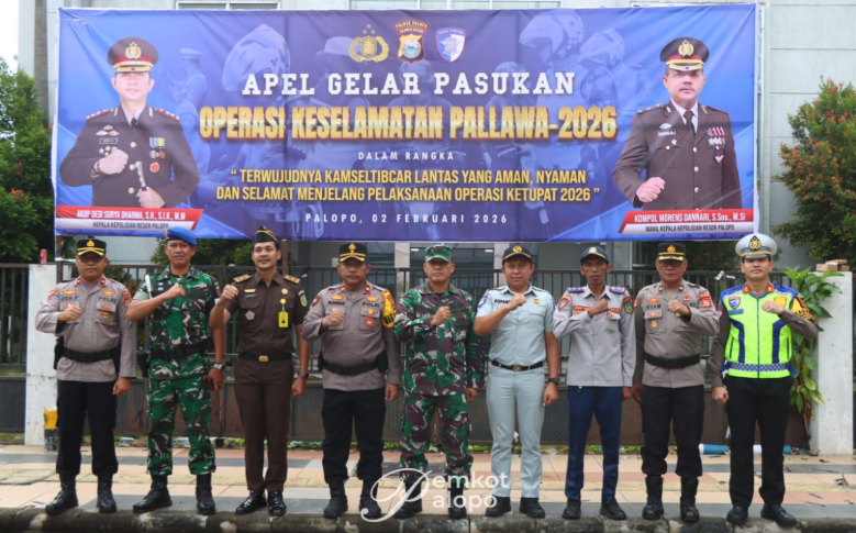 Pemkot Hadiri Apel Ops Pallawa 2026 di Polres Palopo